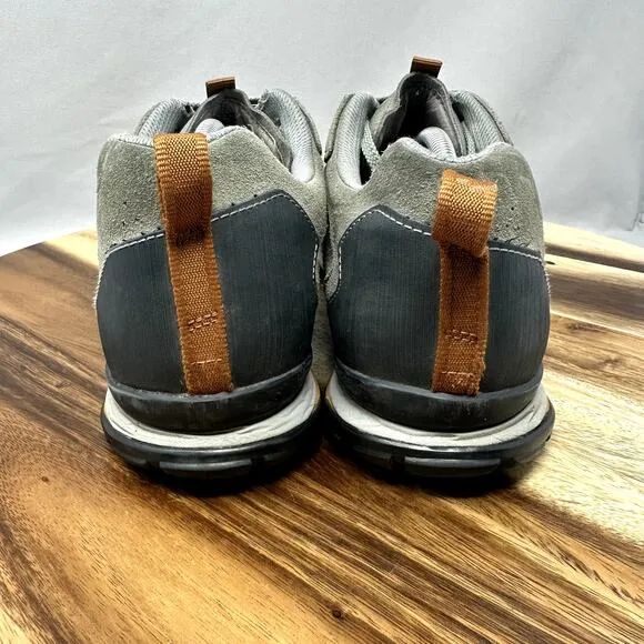 Oboz Bozeman Low Hiking Shoes Mens Size 12 Gray Suede Hiking Trail Sneakers