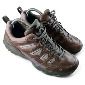 Oboz Sawtooth X Low B-Dry Shoes Womens Size 9.5 Brown Pink Outdoor Trail Hiking