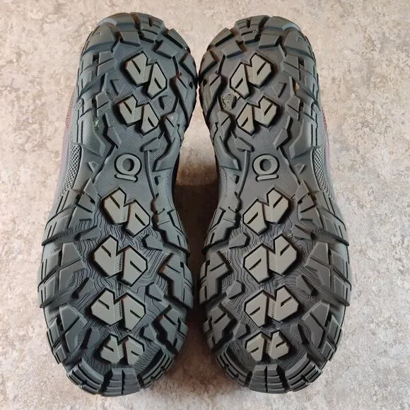 Oboz Sawtooth X Low B-Dry Shoes Womens Size 9.5 Brown Pink Outdoor Trail Hiking