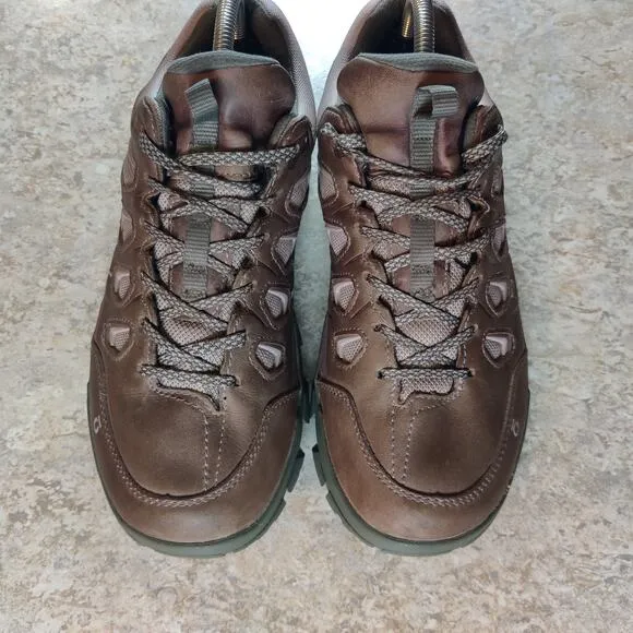 Oboz Sawtooth X Low B-Dry Shoes Womens Size 9.5 Brown Pink Outdoor Trail Hiking