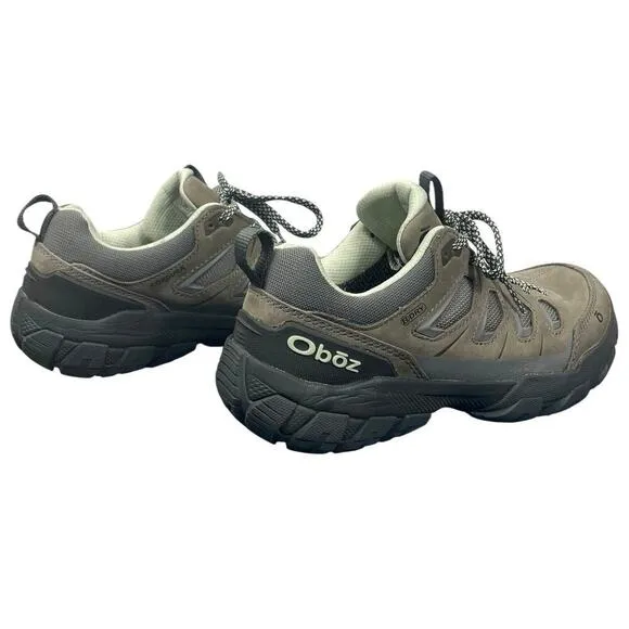 Oboz Sawtooth X Low Hiking Shoes Hazy Gray Women’s 7 B-DRY Waterproof Outdoors