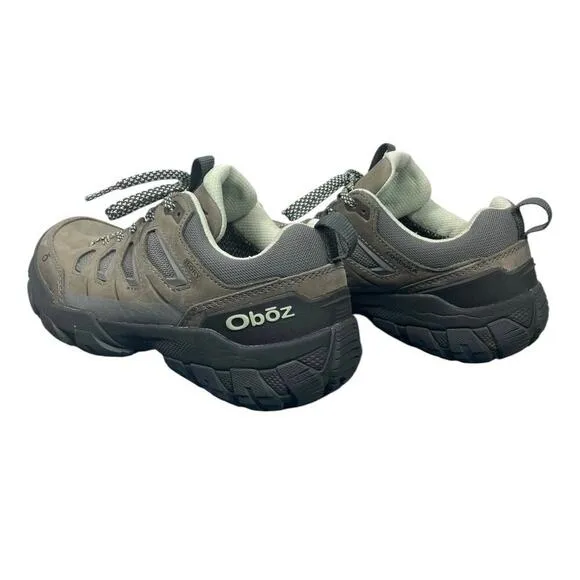 Oboz Sawtooth X Low Hiking Shoes Hazy Gray Women’s 7 B-DRY Waterproof Outdoors