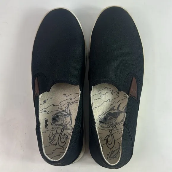 Olukai Kahu Canvas Slip On Men's Shoes