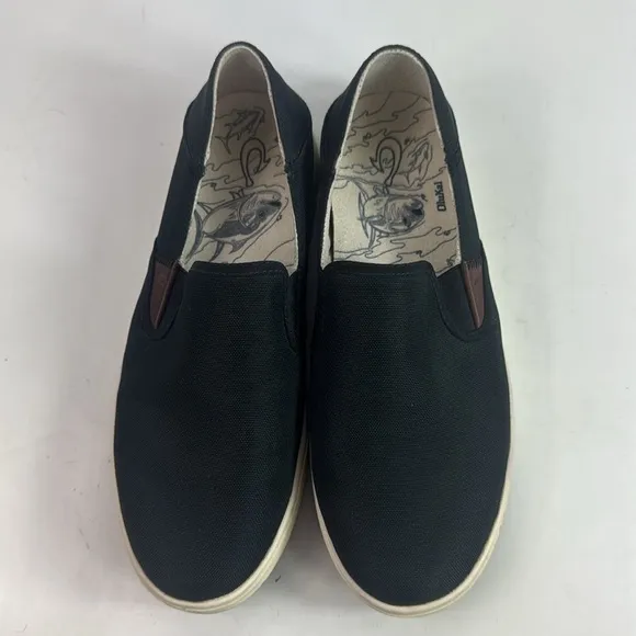 Olukai Kahu Canvas Slip On Men's Shoes