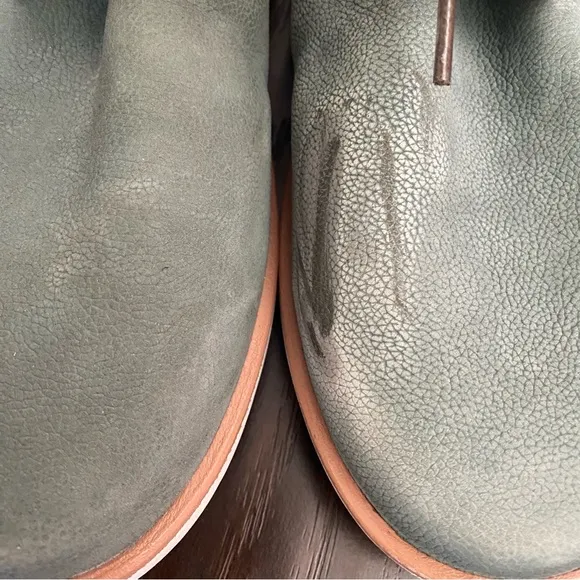 Olukai Kalia Puki mens leather boot 🥾 with stain on a shoe size 10