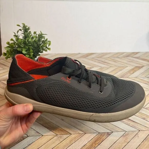 Olukai | mens gray slip on sneakers comfort shoes