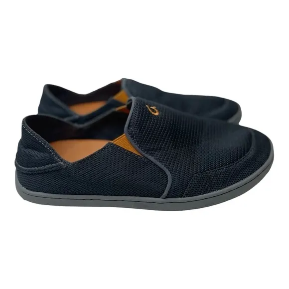 Olukai Men’s Nohea Mesh Navy Blue Slip On Shoes