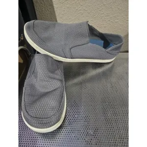 Olukai Wehi Nohea Mesh Gray Slip On Casual Shoes Men's Size 15