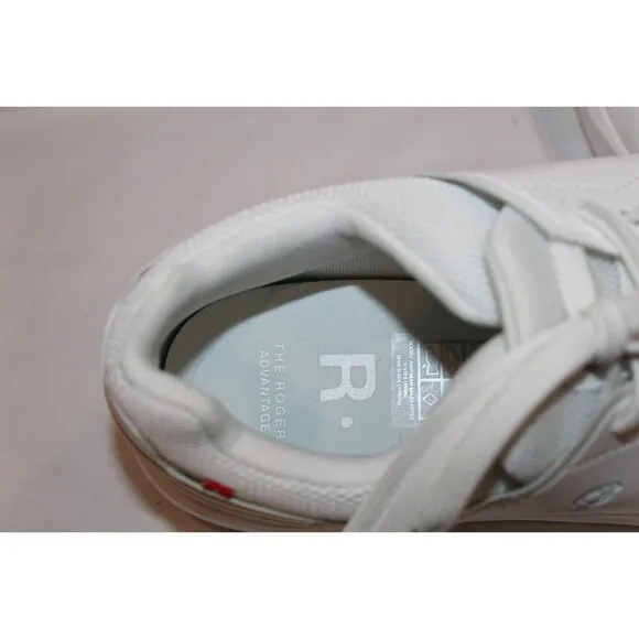 On Cloud Roger Advantage Women's Tennis Shoes White Size 11‎