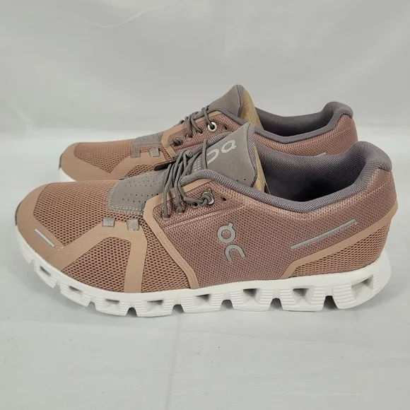 On Cloud Women's Cloud 5 Shoes Sneakers Rosebrown/Fog Size 10.5 New In Box
