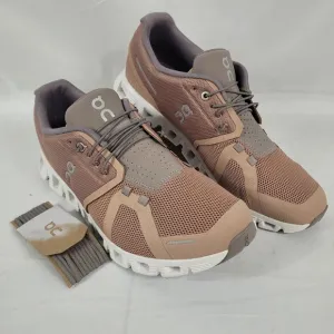 On Cloud Women's Cloud 5 Shoes Sneakers Rosebrown/Fog Size 10.5 New In Box