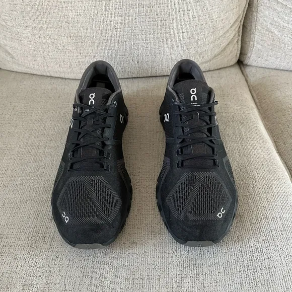 On Cloud X Black / Asphalt Running Shoes Men’s Size 12 40-99706