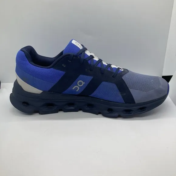 On Cloudrunner Mens Size 11 Shake Cobalt Mens Shoes Sneakers Athletic