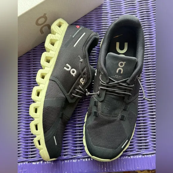 On Running  Black Athletic Shoes