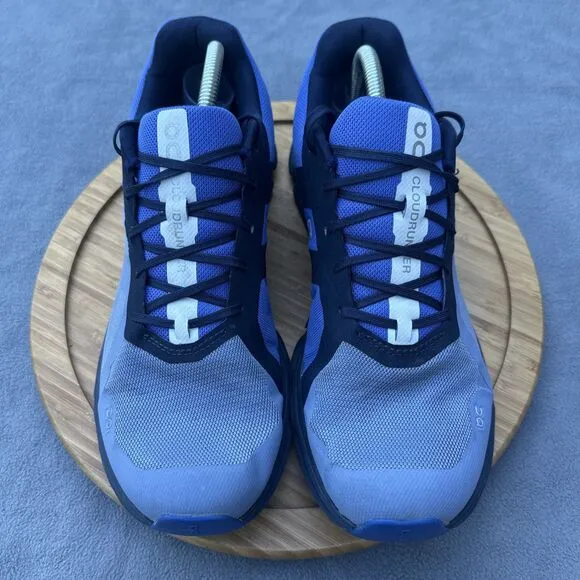 On Running Cloudrunner Running Shoes Sneakers Mens Size 12.5 Shale/Cobalt Blue