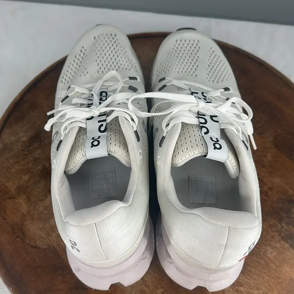 On Running Shoes Wm 10.5 Cloudsurfer White Running Sneakers CloudTecPhase