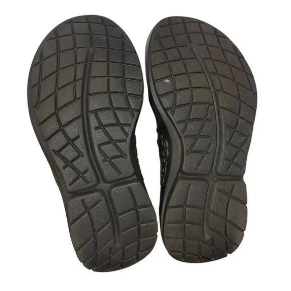 Oofos Black Mules