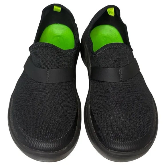 Oofos Black Mules