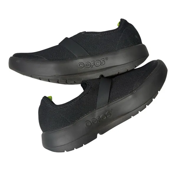 Oofos Black Mules