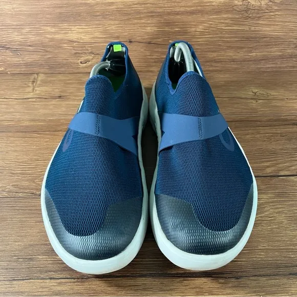 OOFOS OOMG Eezee Low Blue Orthotic Slip-On Sneakers Men’s Size 14 Shoes