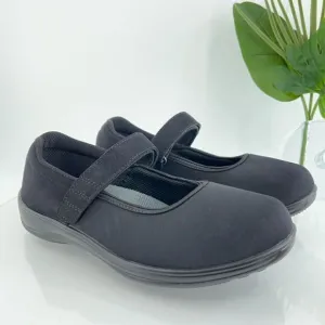 Orthofeet 827 Springfield Mary Jane Women 11.5 2E Black Comfort Orthotic Shoes