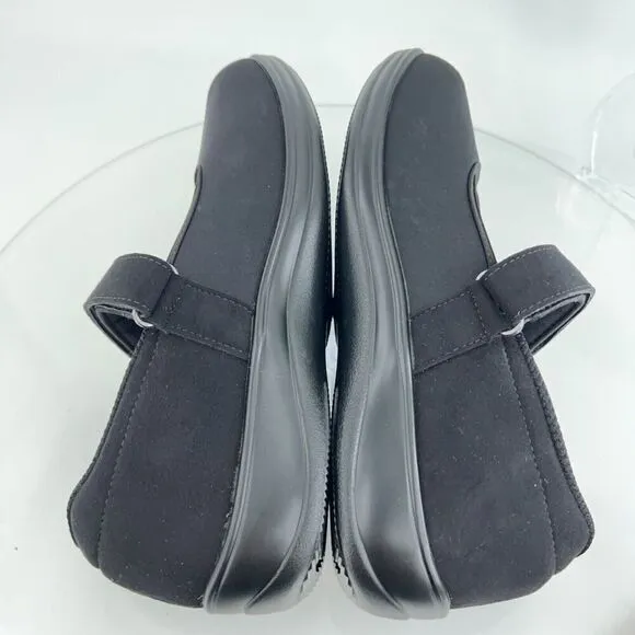 Orthofeet 827 Springfield Mary Jane Women 11.5 2E Black Comfort Orthotic Shoes