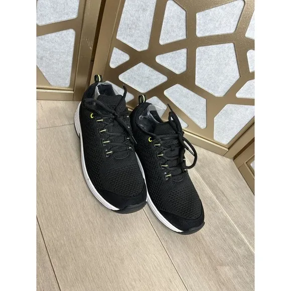 Orthofeet Coral Stretch Knit Black Women Athletic Sneakers 11 N Narrow A