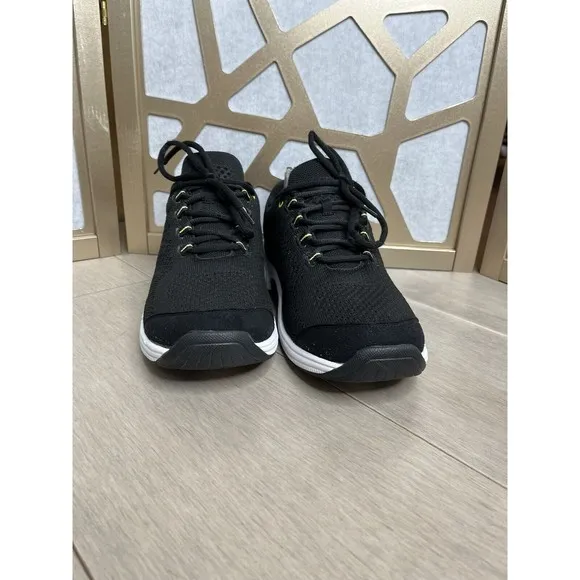 Orthofeet Coral Stretch Knit Black Women Athletic Sneakers 11 N Narrow A