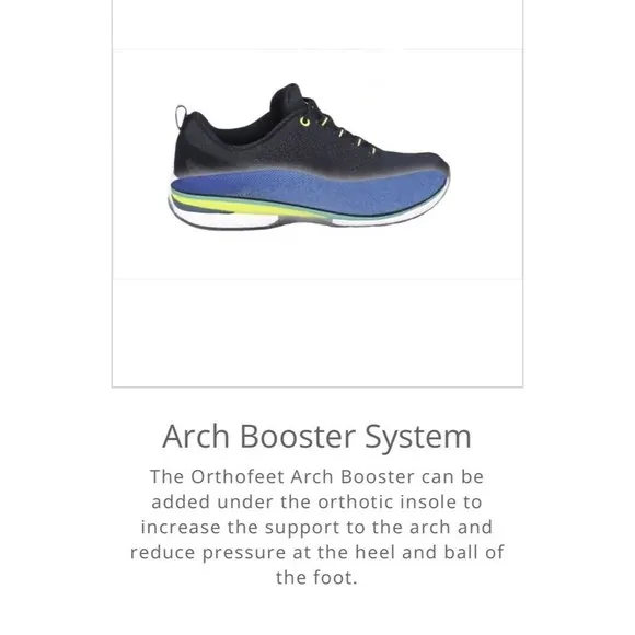 Orthofeet Coral Stretch Knit Black Women Athletic Sneakers 11 N Narrow A