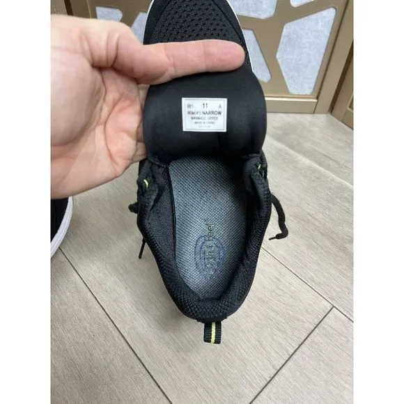 Orthofeet Coral Stretch Knit Black Women Athletic Sneakers 11 N Narrow A