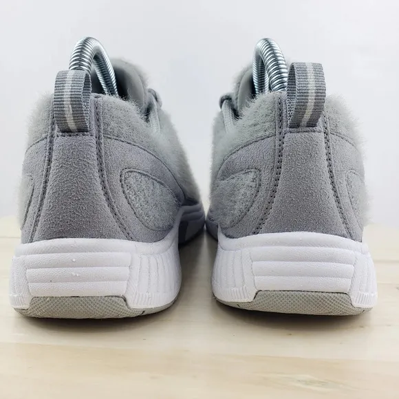 OrthoFeet Coral Wool Gray Orthotic Sneaker Shoes Women's Size 7M Comfort Lace-Up