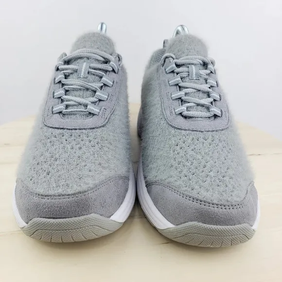 OrthoFeet Coral Wool Gray Orthotic Sneaker Shoes Women's Size 7M Comfort Lace-Up