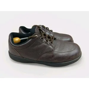 Orthofeet Mens 12 XW-Wide 4E Brown Avery Island Comfort Upper Leather Shoes 420