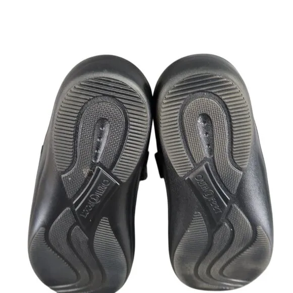 Orthofeet Shoes Women 11.5 Mary Jane Comfort Leather Oakridge Walking Black Wide