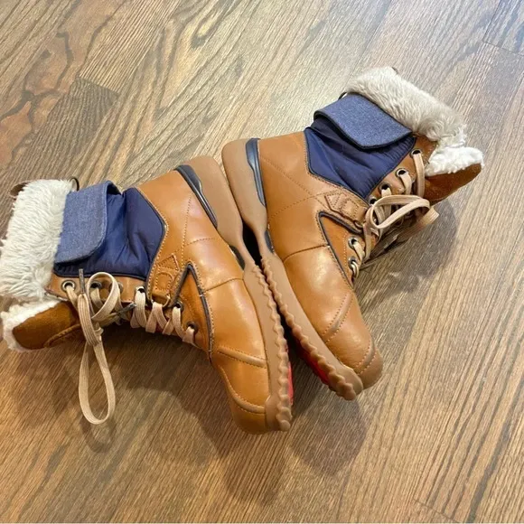Pajar Canada Waterproof Leather boots color block size EU 38 US 7-7.5