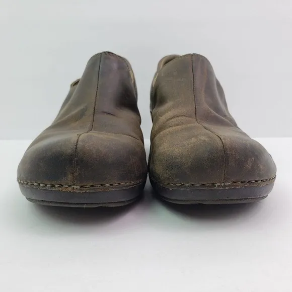 Patagonia Better Womens Size 10 Dark Expresso Leather Slip On Clog Shoes