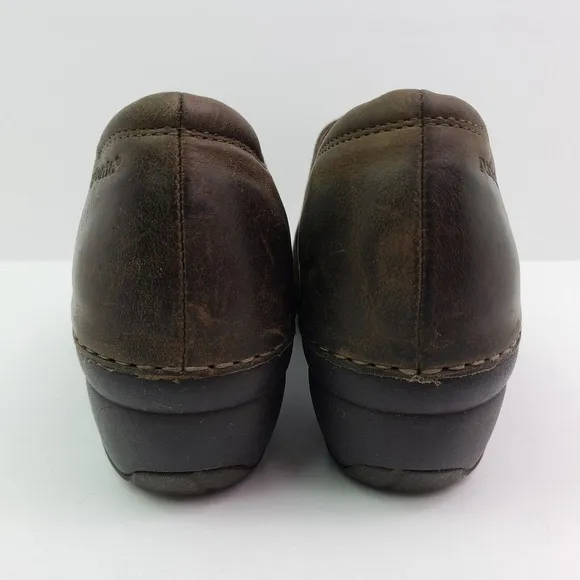 Patagonia Better Womens Size 10 Dark Expresso Leather Slip On Clog Shoes