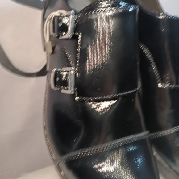 Patent Leather Double Monk Strap