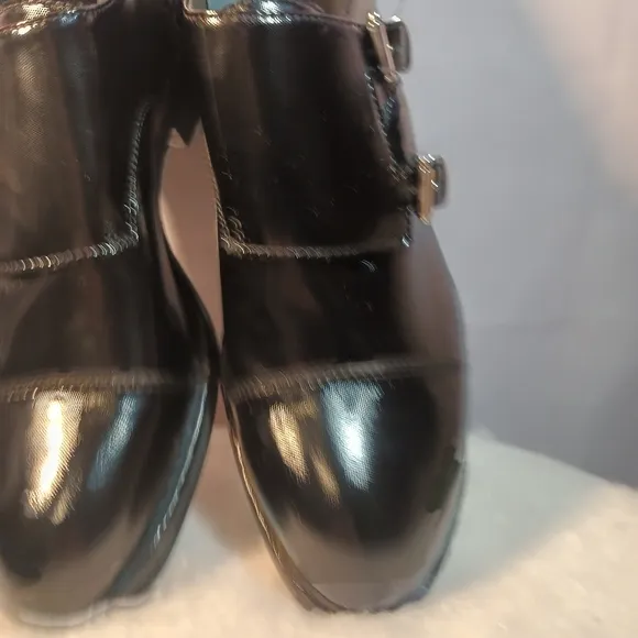 Patent Leather Double Monk Strap