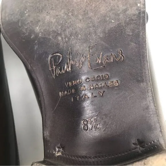 Paul Evans The Pointier Italian Leather Handcrafted Double Monk Strap Shoes