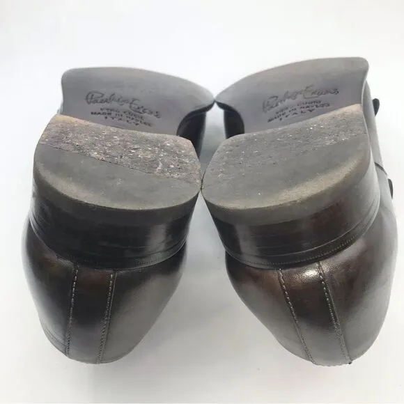Paul Evans The Pointier Italian Leather Handcrafted Double Monk Strap Shoes