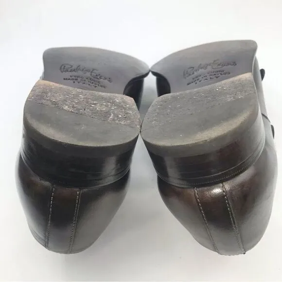 Paul Evans The Pointier Italian Leather Handcrafted Double Monk Strap Shoes