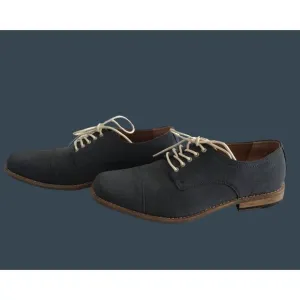 PERRY ELLIS- MENS NAVY COMFY LACE UP SHOES SIZE 11.5