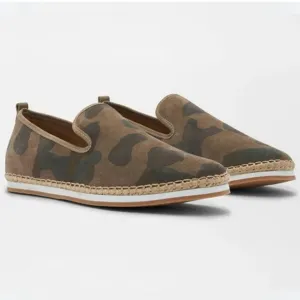 Peter Millar Coastal Camo Slip On - Fatigue MS23XF12 Size 9 NEW WITHOUT TAGS