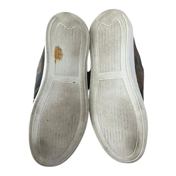 Peter Millar Loafers Mens 8 Green Camouflage Suede Slip On Boat Shoes Summer