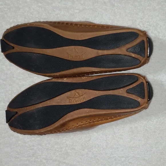 Pikolinos Jerez Brown Driving Loafer Leather Shoes Size 8.5 Men's