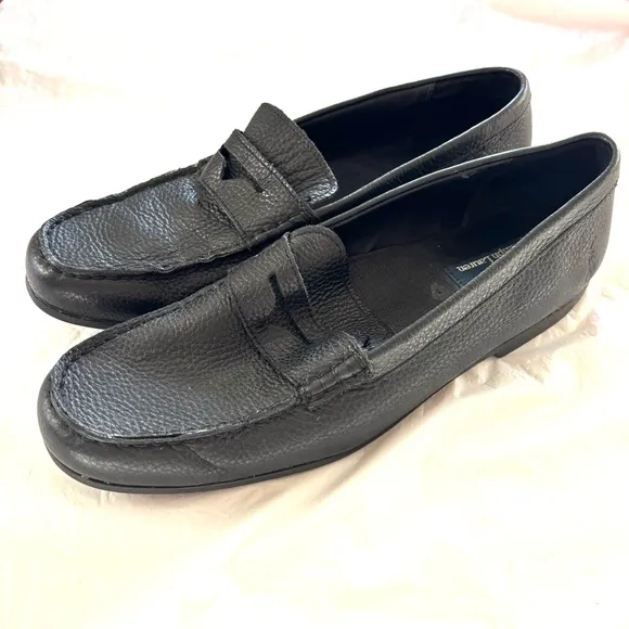 Polo by Ralph Lauren Adante Black Pebble leather loafers.SZ 10 D NWOT