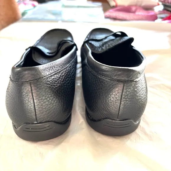 Polo by Ralph Lauren Adante Black Pebble leather loafers.SZ 10 D NWOT