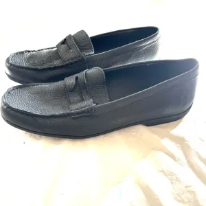 Polo by Ralph Lauren Adante Black Pebble leather loafers.SZ 10 D NWOT