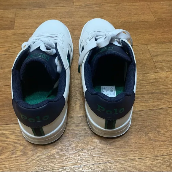 Polo by Ralph Lauren Boy’s Youth White Sneakers size 7